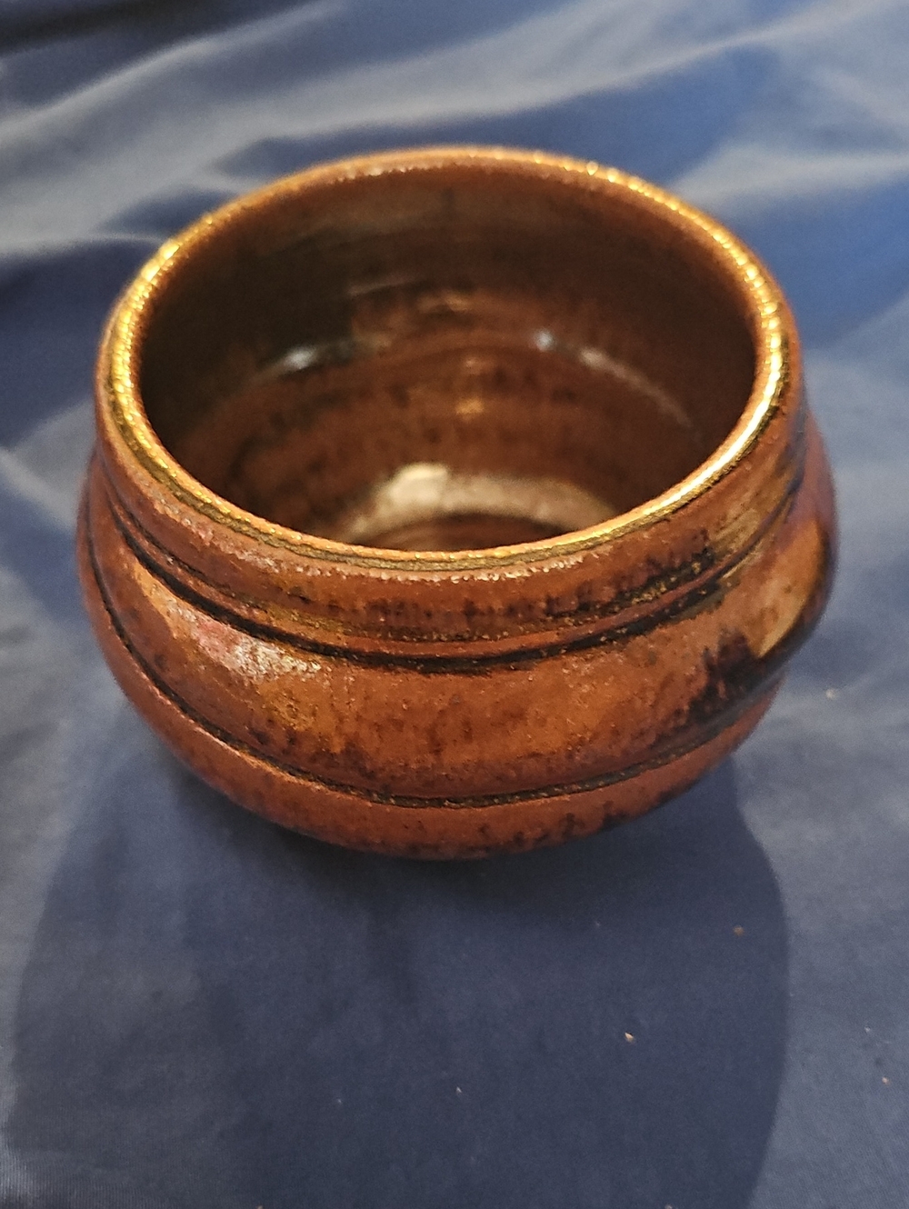 Handcrafted Brown Ceramic Bowl - Home Art
